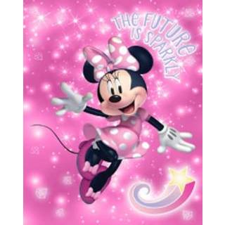 Den nordvestlige butik Disney Minnie Mouse Sparkle Soft Throw Silke Tæppe 40''x50 '' Blue 111