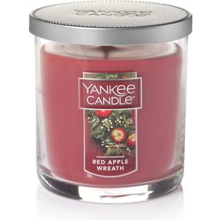 Yankee Candle Red Apple krans duftende klassisk 7 oz lille tumbler enkelt v?ger stearinlys over 35 timers forbr?ndingstid