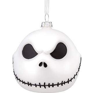 Hallmark Disney Tim Burton's The Nightmare Before Christmas Jack Skellington Christmas Ornament Blown Glass
