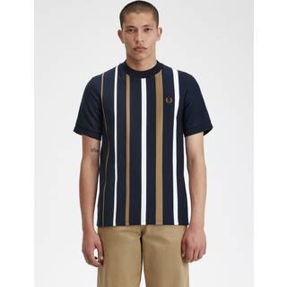 Fred Perry Herren T-Shirt blau gestreift