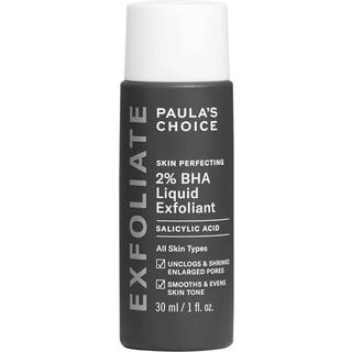 Paula's Choice Skin Perfecting 2% BHA Flydende Eksfoliering - Rejsestørrelse 30 ml Uren hud