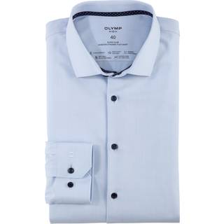 OLYMP Herren Hemd blau Slim Fit