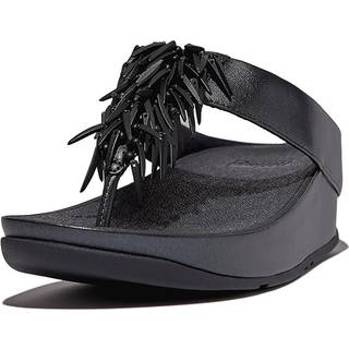 Fitfloptil kvinder. HI7-593 Rumba Sandaler med perler navy (36), 1-3 cm, Ingen, Casual, Blå