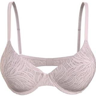 Sheer Marquisette Lace Demi-Plunge Bras