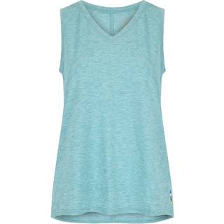 Sherpa Women's Asha V-Neck Tank Tank Top Damer størrelse M farve turkis/blå