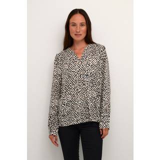 Kaffe KAjetta Bluse - Natur - Str 36 - Damer