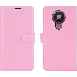 Nokia 3.4 Klassisk Læder Cover m. Pung - Pink
