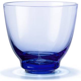 Holmegaard Flow vandglas 35 cl Mørkeblå