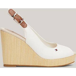 Tommy Hilfiger White Cotton Sandal