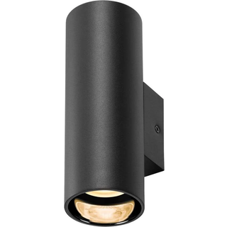 SLV Asto Tube væglampe, GU10, up/down, sort