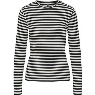 Pieces dame top PCRUKA - Cloud Dancer Black - S