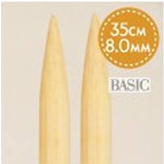 DROPS Jumperpinde Basic Birketræ, 35 cm (5.5-10 mm) 8.0mm DROPS Jumperpinde i birketræ. Jumperpindene måler 35 cm. Findes i størrelserne 5.5-10 mm.