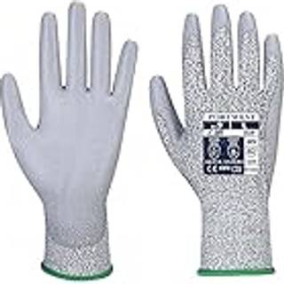 LR PU skærefast handske - Grå (Størrelse: XS)