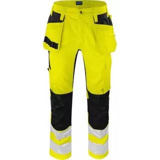 ProJob 6570 Buks Med Stretchpaneler En Iso 20471 Klasse 2 - Yellow/Black - C50/150