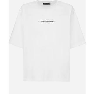 Dolce&Gabbana Logo cotton jersey T-shirt - white - EU 54