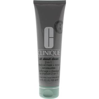 Clinique Hudpleje Eksfolieringsprodukter 2-in-1 Charcoal Mask + Scrub 100 ml (2.170,00 kr / 1 l) - 100 ml