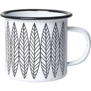 Pluto Design Salix emaljekrus Hvid-sort