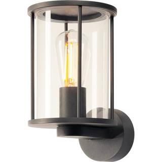 SLV Photonia udendørs væglampe, antracit, aluminium, bredde 14,6 cm