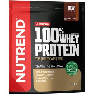 Nutrend - 100% Whey Protein 1000 g, Chokolade & Kakao