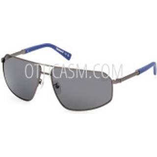 Timberland TB9341-H Polarized 07D 64 Solbriller Mænd Silver - Matte Antiqued Dark Nickeltin Silver - 64mm