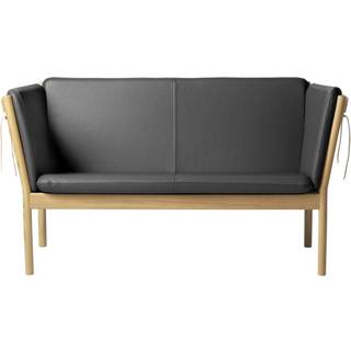 FDB Møbler - J148 2 pers. sofa - Sort læder