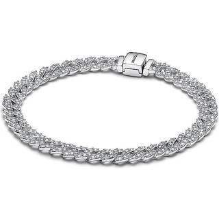 Pandora Timeless Pavé Chain Bracelet - 20cm - Silver