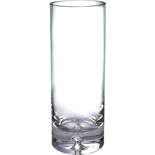 10.5 Mundbl?st krystal Europ?isk lavet cylindervase