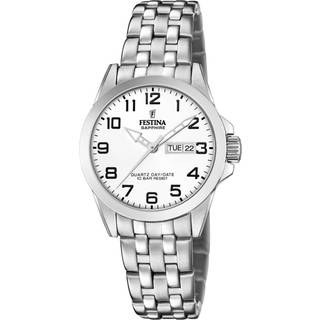 Classic 20559 Dameur, Stål/Hvid, 30 mm