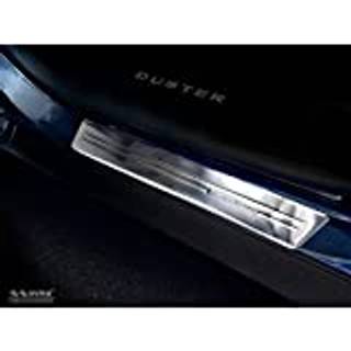 Indstigningslister - Dacia Duster 2018->, FL2021-> Rustfrit Stål - Børstet stål m. &#39;SPECIAL EDITION&#39; logo - Hurtig levering