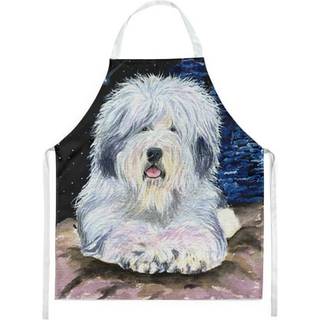 """"Caroline's Treasures SS8443APRON Starry Night Old English Sheepdog Apron Large Multicolor""""