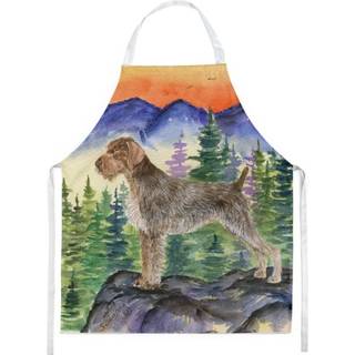 """"Caroline's Treasures SS8226APRON Tysk tr?dh?ret pointerforkl?de, stort flerfarvet""""