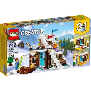 LEGO -skaber 3in1 Modul?r vinterferie 31080 Building Kit (374 stykke)