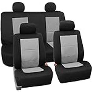 FH Group Universal Fit Komplet st Neopren-autosdebetrk til lavt bagtil forsdebetrk Solid bagsdebetrk Vaskbart sdebetrk til SUV Sedan Van