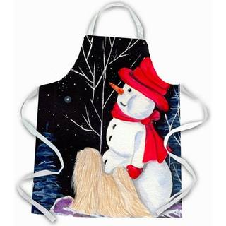 """"Caroline's Treasures SS8644APRON Lhasa Apso Forkl?de Large Multicolor""""