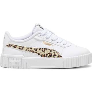 Puma Carina 2.0 Animal Update Kids&#39; Sneakers, White, Size 28, Shoes - Gold - 28