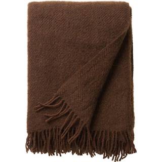 Klippan Yllefabrik Gotland uldplaid 130x200 cm Brown