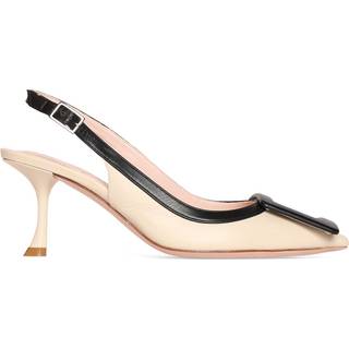 Roger Vivier Viv&#39; in the City leather slingback pumps - multicoloured - EU 35