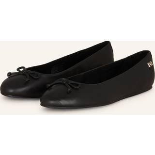 Essential Leather Ballerina, Black, 36