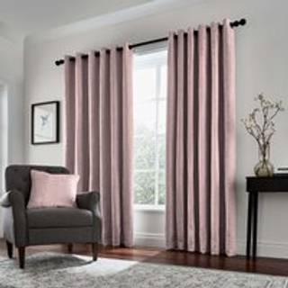 Helena Springfield Helena Springfield Pink Roma Lined Eyelet Curtains