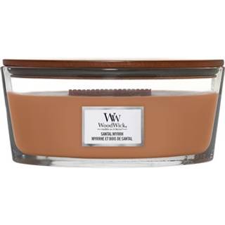 WoodWick Rumdufte Duftende stearinlys Ellipse Santal Myrrh 453 g (620,00 kr / 1 kg) - 453 g