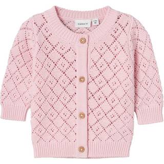 NAME IT Strik Cardigan Desina Parfait Pink