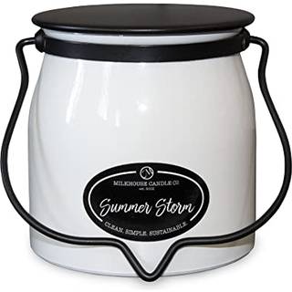 Milkhouse Candle Company - Summer Storm - Creamery Collection - 16oz dobbelt bomuldsvæk soja stearinlys med bivoks - lang forbrændingstid lavet i