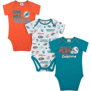 Gerber Unisex Baby Baby Boys NFL 3 Pack Short Sleeve Onesie Bodysuit Team Color 3-6 m?neder