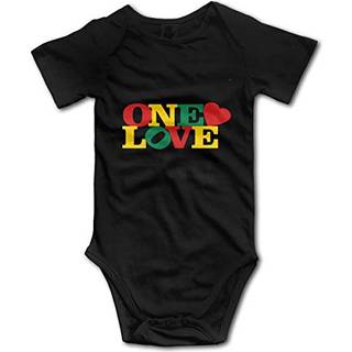 En kærlighed Rasta baby klatring kortærmet onesie 18-24 måneder sort 6-12 måneder