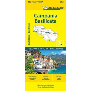 Italy blad 362: Campania & Basilicata