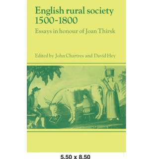 English Rural Society, 1500–1800