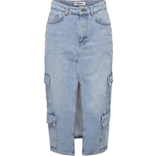 Onlposey Denim Midinederdel