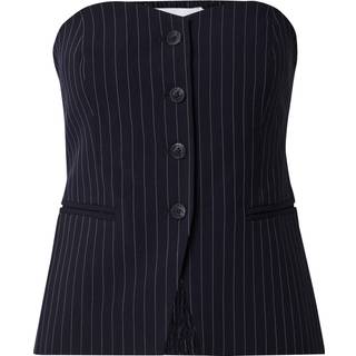 Vila - Vipits Strapless Vest Top - Toppe til kvinder - Navy Blazer - 40