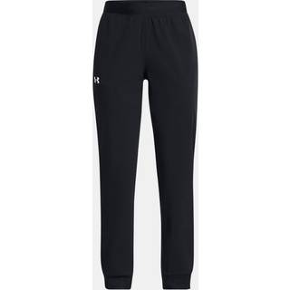 Under Armour Rival Woven Girls' Joggers Black / White YXL (160 - 170 cm)