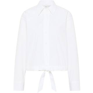 Signature Shirt Blouse in white plain